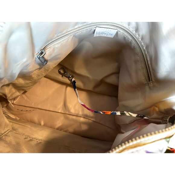 KIPLING bright multicolor floral small tote shoulder bag - Picture 6 of 10